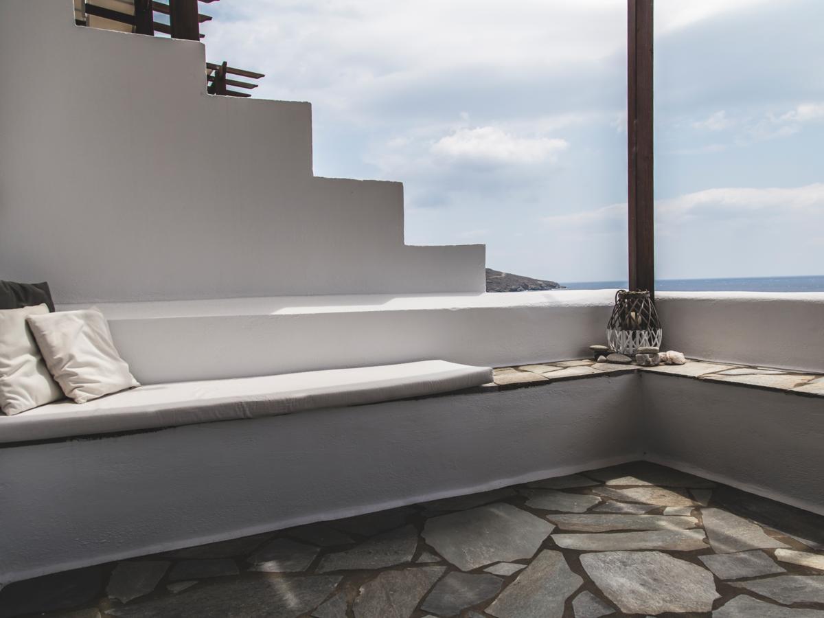 Meltemi Tinos Aparthotel Agios Romanos Ngoại thất bức ảnh