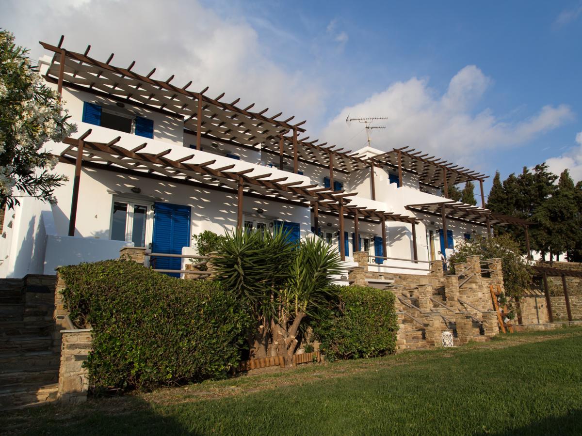 Meltemi Tinos Aparthotel Agios Romanos Ngoại thất bức ảnh